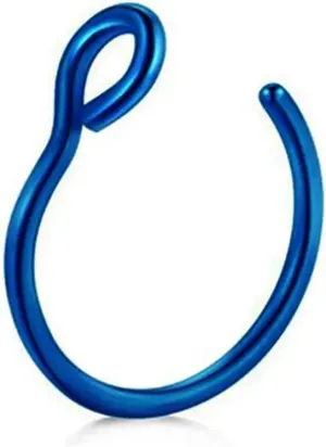 Stainless Steel U-shaped Open Nose Ring, Nose Clip, Lip Ring Puncture Accessory, Simple And Non Fading (1 Piece)