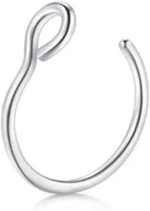 Stainless Steel U-shaped Open Nose Ring, Nose Clip, Lip Ring Puncture Accessory, Simple And Non Fading (1 Piece)