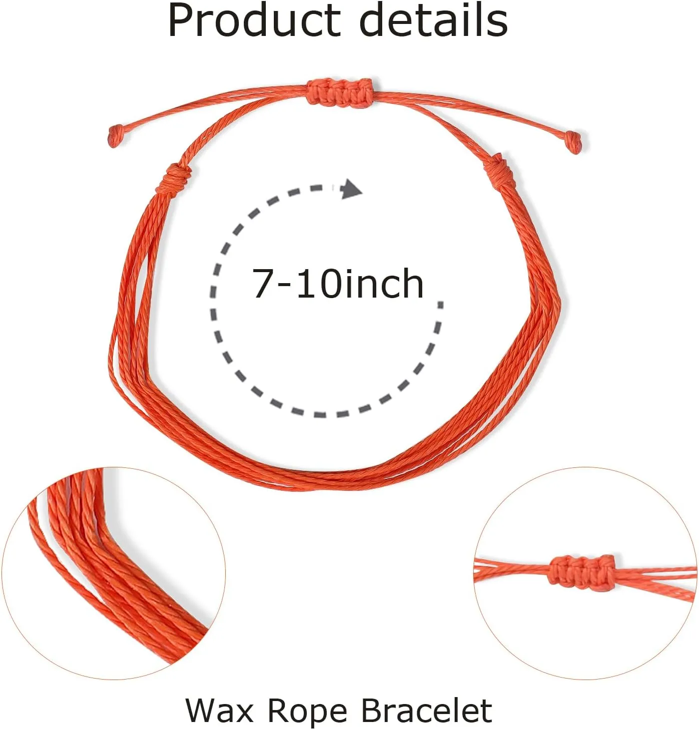 Stealth stone 8 Pcs Handmade Braided Bracelet,Boho Surfer Bracelet Anklet, Adjustable Beaded Anklets, Anklet Summer String Rope Ankle, Bracelets Waterproof Surfer Beach Bracelet Jewelry for Women Men
