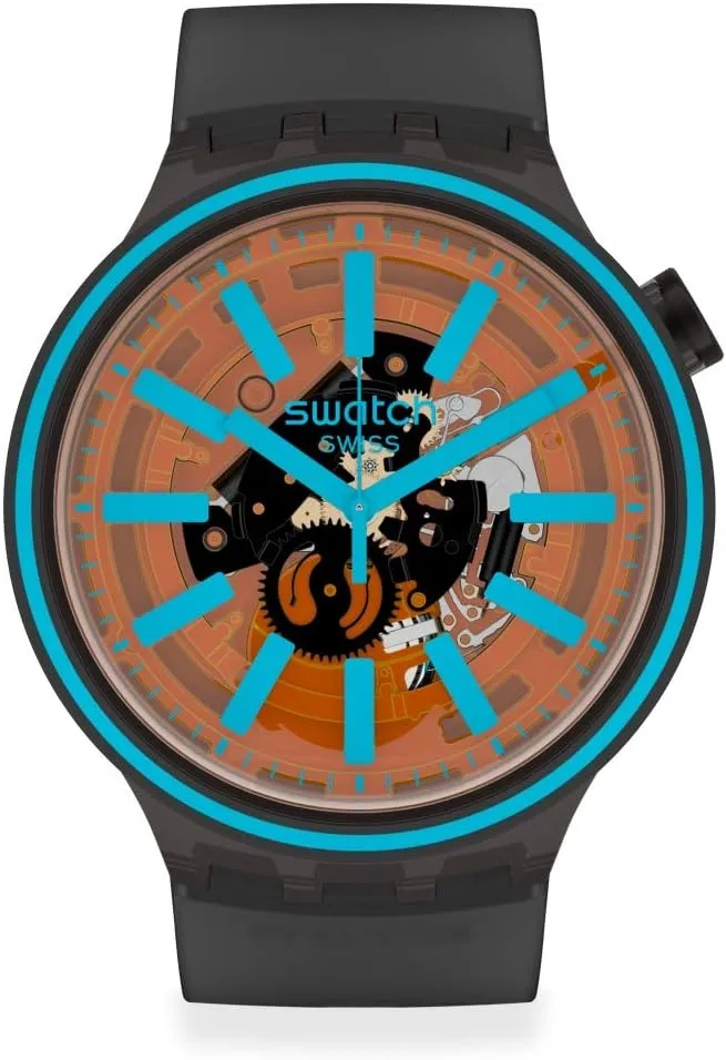 Swatch BIG BOLD Swiss Quartz Silicone Strap