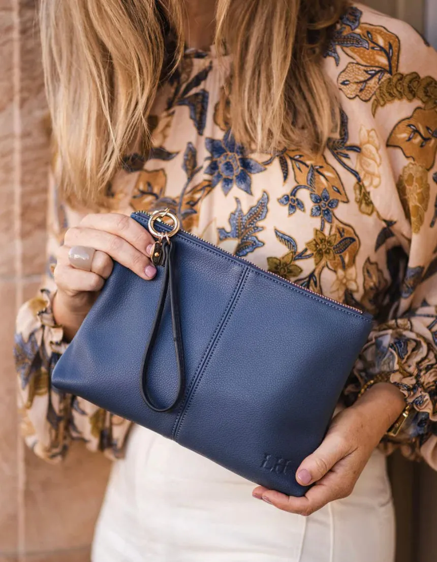 The Louenhide Gracie Clutch - Navy