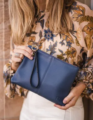 The Louenhide Gracie Clutch - Navy