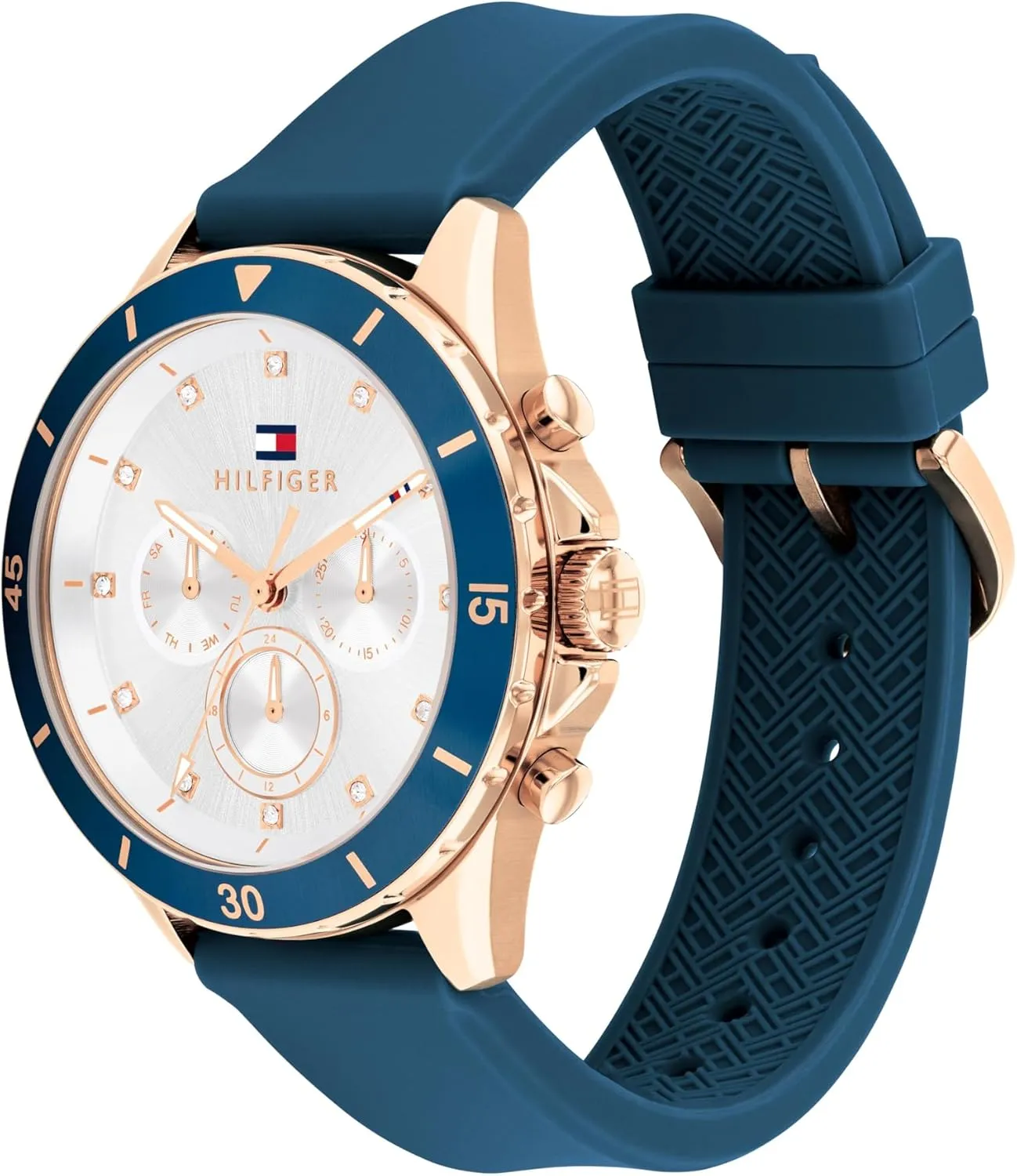 Tommy Hilfiger Women's Quartz Multifunction Watch - Stainless Steel Wristwatch - 5ATM/50 Meters Water Resistance - Premium Fashion, Bold and Elegant - Gift for Her - 40mm