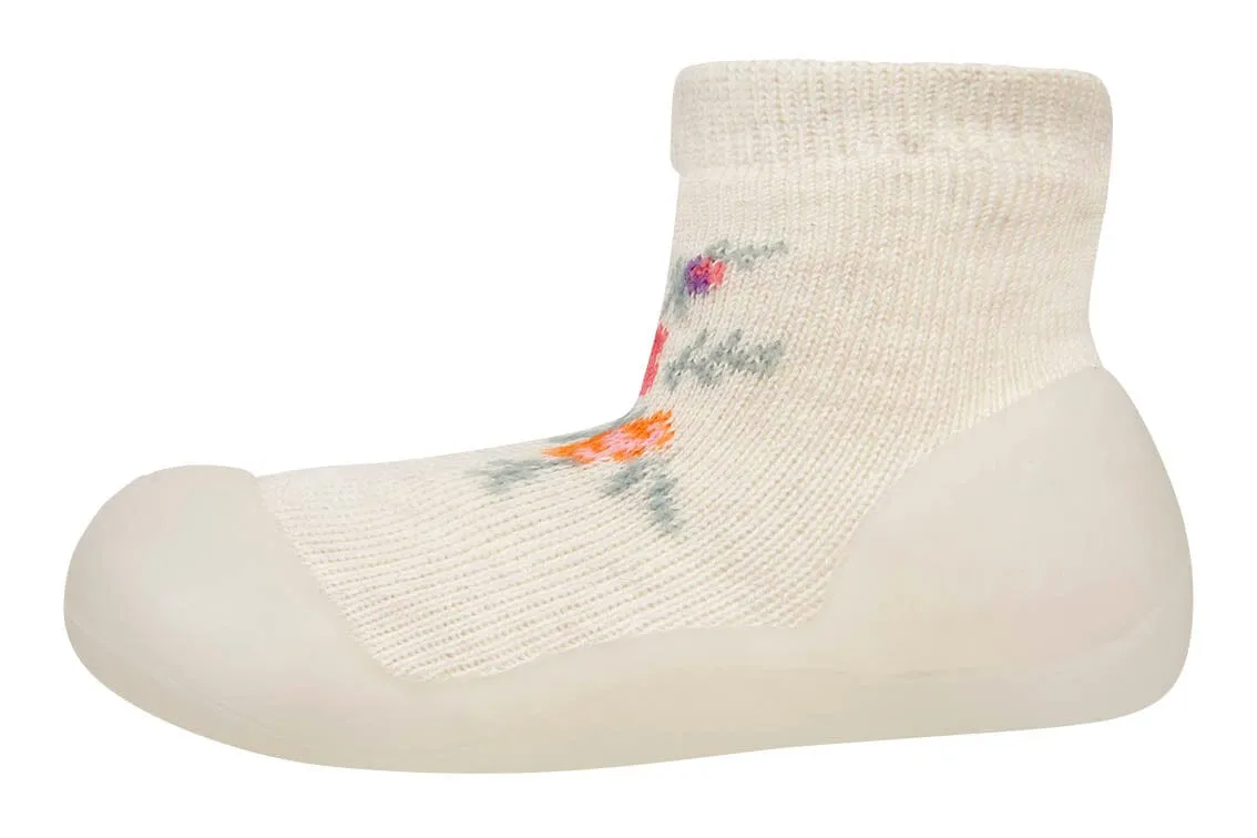 Toshi Organic Hybrid Walking Jacquard Socks - Louisa