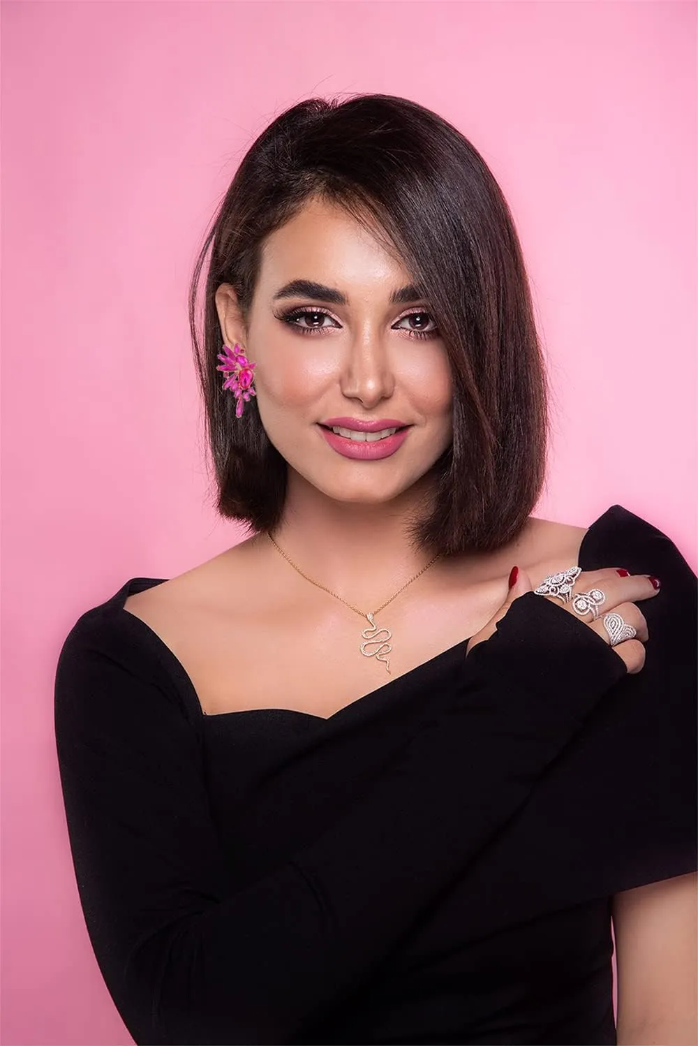 Vintage Rhinestone Statement Earrings Retro Big Cluster Crystal Drop Dangle Earrings for Women