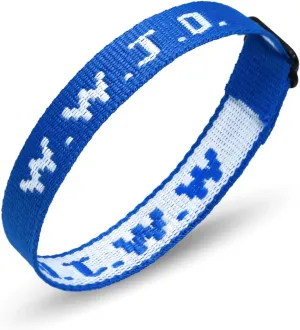 WWJD Bracelets Webbing What Would Jesus Do Bracelet for Men Women Adjustable Christian Woven Wristbands Bulk Religious Jewelry Accessories Gifts